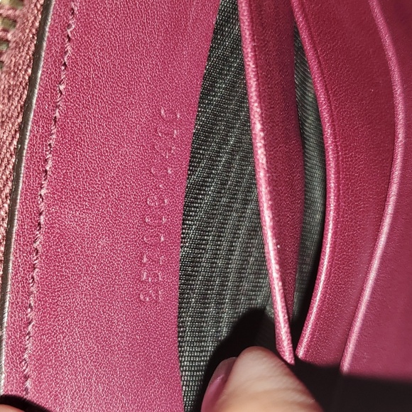 🇮🇹Gucci Guccisima GG Embossed Leather Burgundy Continental Wallet - Picture 17 of 17